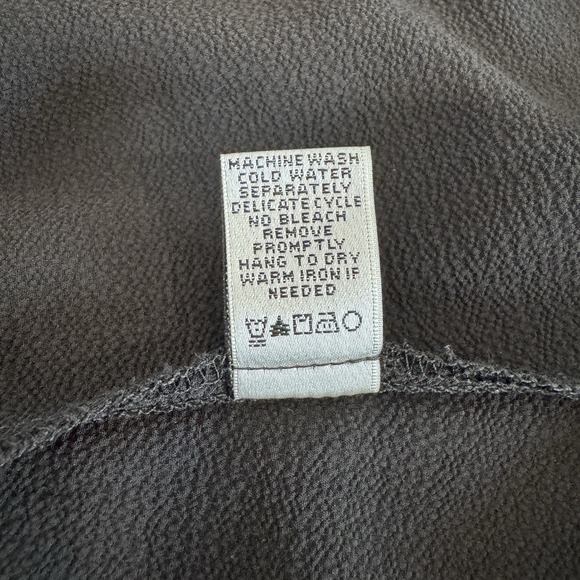 Neiman Marcus Black Textured Bell Sleeve Blouse Plus Size 1X Elegant Top - Picture 7 of 9